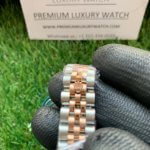Rolex Datejust Lady 31mm Rose Gold/Steel Dial With Diamond Marker Silver Dial Oyster Perpetual Watch