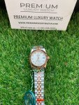 Rolex Datejust Lady 31mm Rose Gold/Steel Dial With Diamond Marker Silver Dial Oyster Perpetual Watch