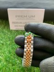 Rolex Gold Ladies Watch Datejust 31MM Two-Tone Black Roman Dial oyster perpetual jubilee bracelet