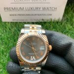 Rolex Datejust Gray Roman Dial ladies Two Tone 31MM Gold Oyster Perpetual Jubilee Bracelet Watch