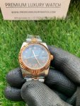 Rolex Datejust Gray Roman Dial ladies Two Tone 31MM Gold Oyster Perpetual Jubilee Bracelet Watch