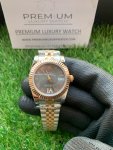 Rolex Datejust Gray Roman Dial ladies Two Tone 31MM Gold Oyster Perpetual Jubilee Bracelet Watch