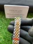 Ladies Datejust 31MM Rolex Yellow Gold/Steel White MOP Dial With Diamond Marker Oyster Perpetual Jubilee Bracelet Watch