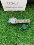 Ladies Datejust 31MM Rolex Yellow Gold/Steel White MOP Dial With Diamond Marker Oyster Perpetual Jubilee Bracelet Watch