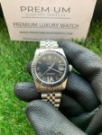 Rolex Datejust Lady 31 Stainless Steel Black Roman Dial Oyster Perpetual Jubilee Bracelet Watch