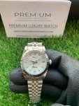 Rolex lady dateJust President 31MM White Diamond Dial Stainless Steel Jubilee Bracelet Wrist Watch 178384