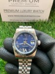 Rolex Oyster Perpetual Datejust 31MM Lady Blue Roman Dial Jubilee Bracelet Watch