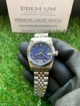 Rolex Oyster Perpetual Datejust 31MM Lady Blue Roman Dial Jubilee Bracelet Watch