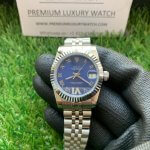 Rolex Oyster Perpetual Datejust 31MM Lady Blue Roman Dial Jubilee Bracelet Watch