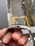 Cartier watch 100XL | 40MM Cartier Santos - Blue Bezel Men’s Watch WSSA0047