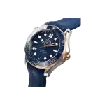 Omega seamaster blue rubber strap 300M Co‑Axial Master Chronometer 42 Mm Automatic Men’s Watch