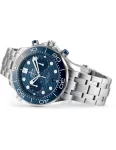 Omega seamaster diver 300m blue Dial Co-Axial Master Chronometer Chronograph 44MM Steel Men’s Watch