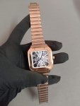 Cartier Skeleton watch Rose Gold White Dial 40MM Stainless Steel