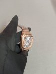 Cartier Skeleton watch Rose Gold White Dial 40MM Stainless Steel