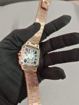 Cartier Skeleton watch Rose Gold White Dial 40MM Stainless Steel
