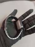 Santos De Cartier Black Large ADLC Steel Bracelet Wrist Watch