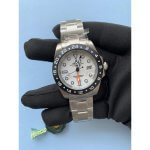 Rolex Explorer ii Steve McQueen GMT Stainless Steel White Dial 42mm Oyster Bracelet