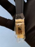 Rolex Sky Dweller Yellow Gold 42MM Black Dial Rubber Strap 326238 Watch