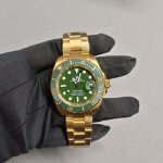 Rolex Submariner Green Gold Date 40MM Amp Ceramic Bezel Oyster Bracelet 116618LN