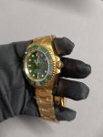 Rolex Submariner Green Gold Date 40MM Amp Ceramic Bezel Oyster Bracelet 116618LN
