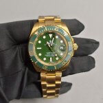 Rolex Submariner Green Gold Date 40MM Amp Ceramic Bezel Oyster Bracelet 116618LN