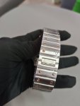 Cartier Santos Two Tone Large Skeleton Dial 40MM Stainless Steel Men’s Watch WHSA0015