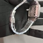 Cartier Santos Two Tone Large Skeleton Dial 40MM Stainless Steel Men’s Watch WHSA0015