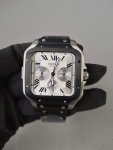Cartier Santos XL Chronograph Silver Dial Men’s Watch WSSA0017