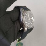 Rolex Sky-Dweller White Gold Bright Black Index Dial Fluted Bezel Oysterflex Rubber Strap 336239