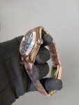 Rolex Sky-Dweller Rose Gold Blue Index Dial Fluted Bezel Oyster Bracelet 336935