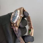 Rolex Sky-Dweller Rose Gold Blue Index Dial Fluted Bezel Oyster Bracelet 336935