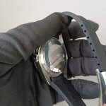 Rolex Sky-Dweller White Gold Bright Black Index Dial Fluted Bezel Oysterflex Rubber Strap 336239
