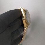 Rolex GMT-Master II Yellow Gold Black Dial Jubilee Bracelet 126718GRNR Wrist Watch