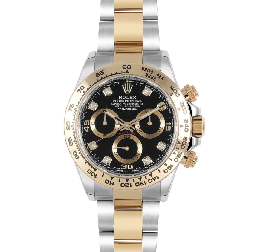 rolex daytona two tone yellow gold