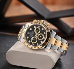 Rolex Daytona Yellow Gold Black Dial Oyster Bracelet 126503 Wrist Watch