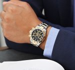 Rolex Daytona Yellow Gold Black Dial Oyster Bracelet 126503 Wrist Watch