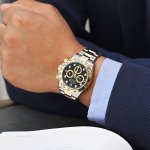 Rolex Daytona Yellow Gold Black Dial Oyster Bracelet 126503 Wrist Watch